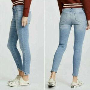 Frame Le High front chew Skinny Jeans